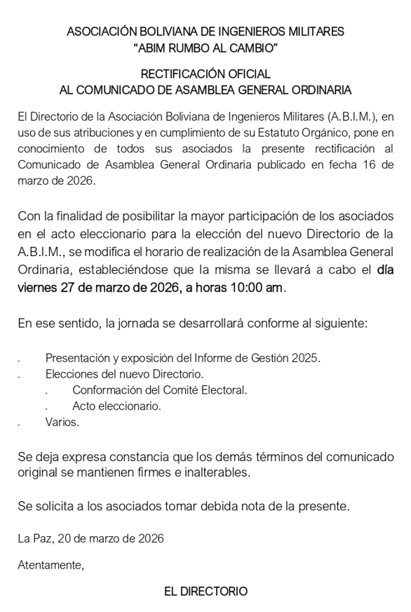 ASAMBLEA 2026